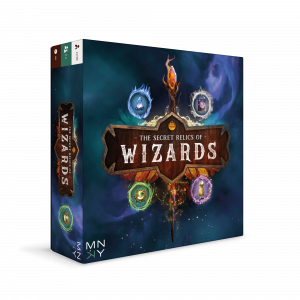 the secret relics of wizards front of box