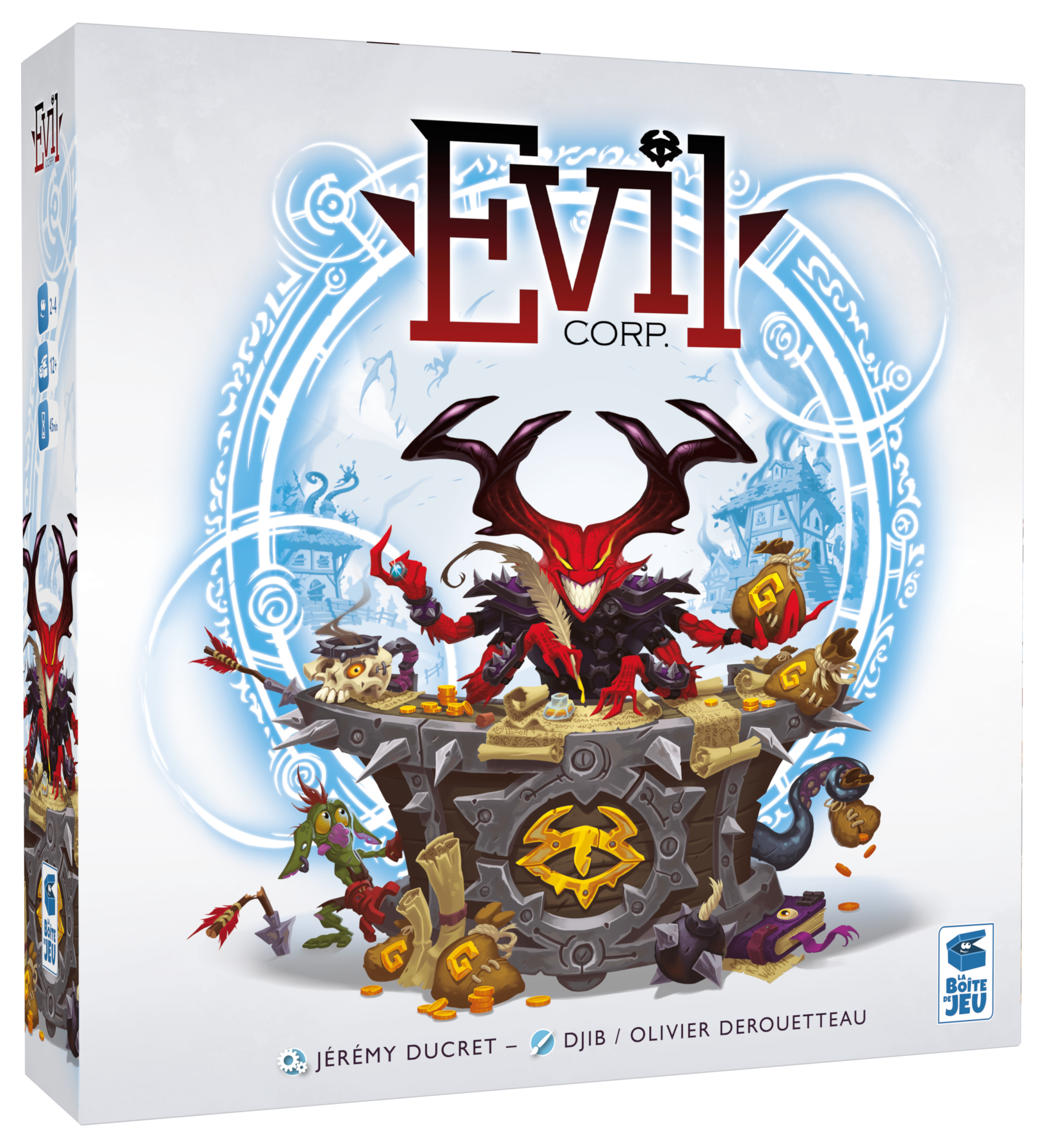 evil corp front of box