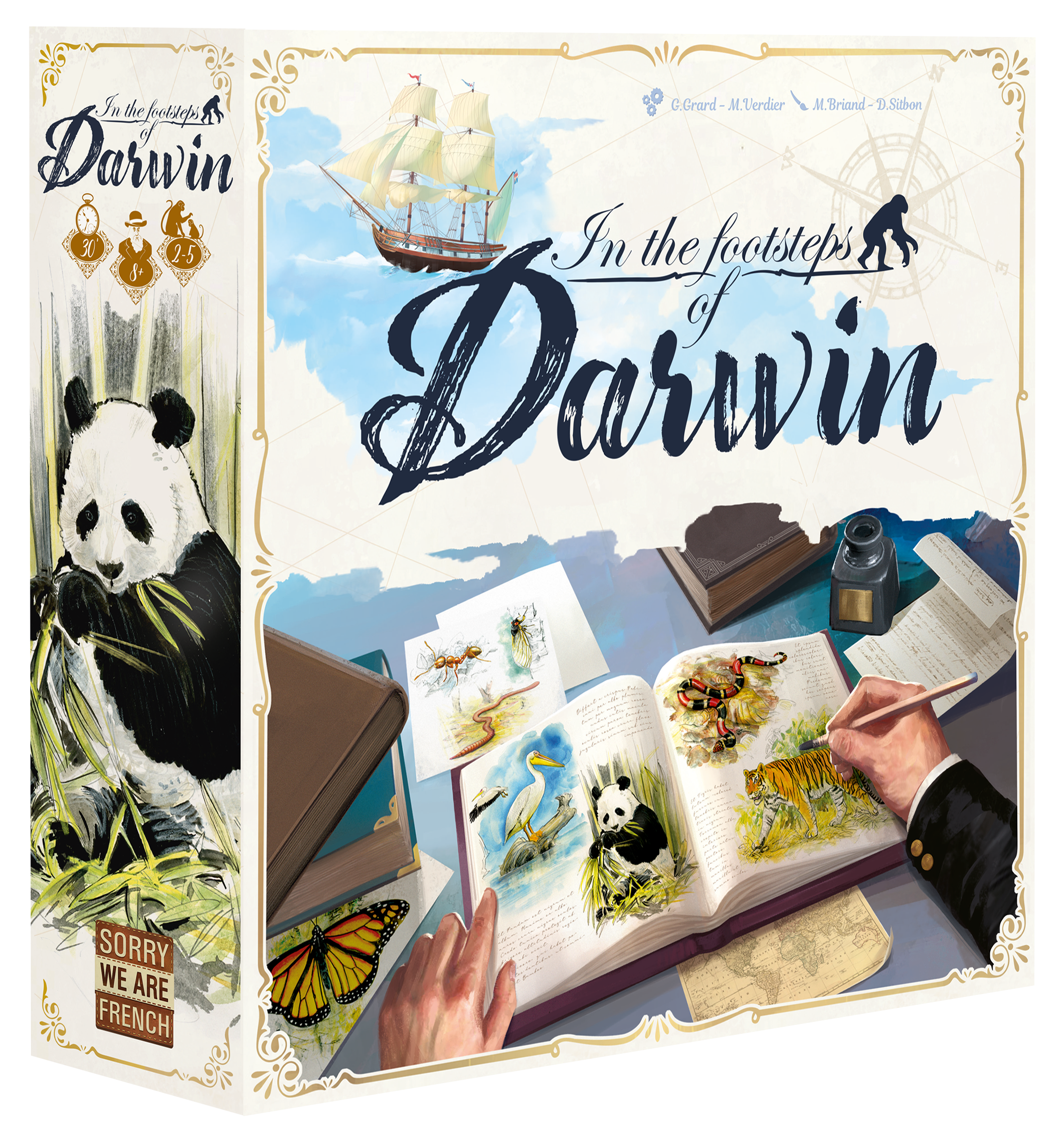 In the Footsteps of Darwin front of box