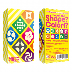 Nine Tiles Extreme front and back of box