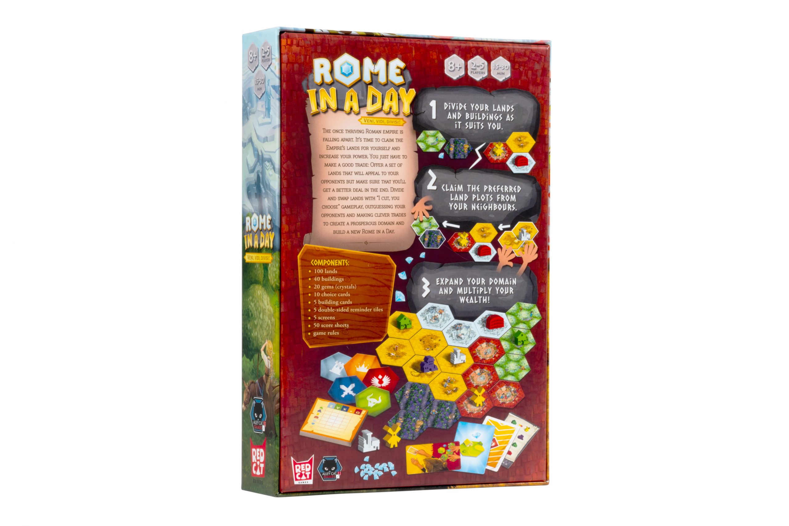 rome in a day back of box