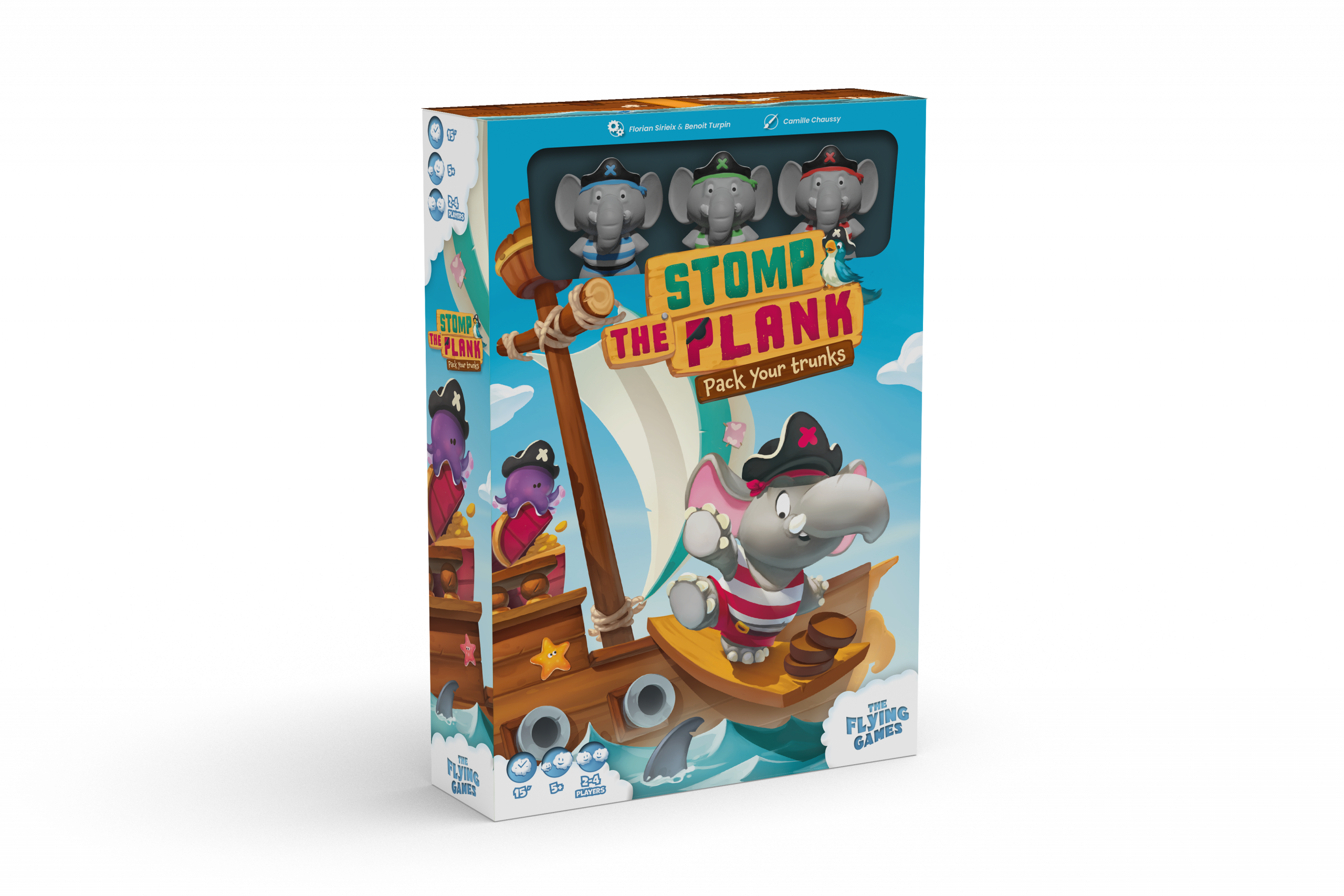 Stomp the Plank front of box