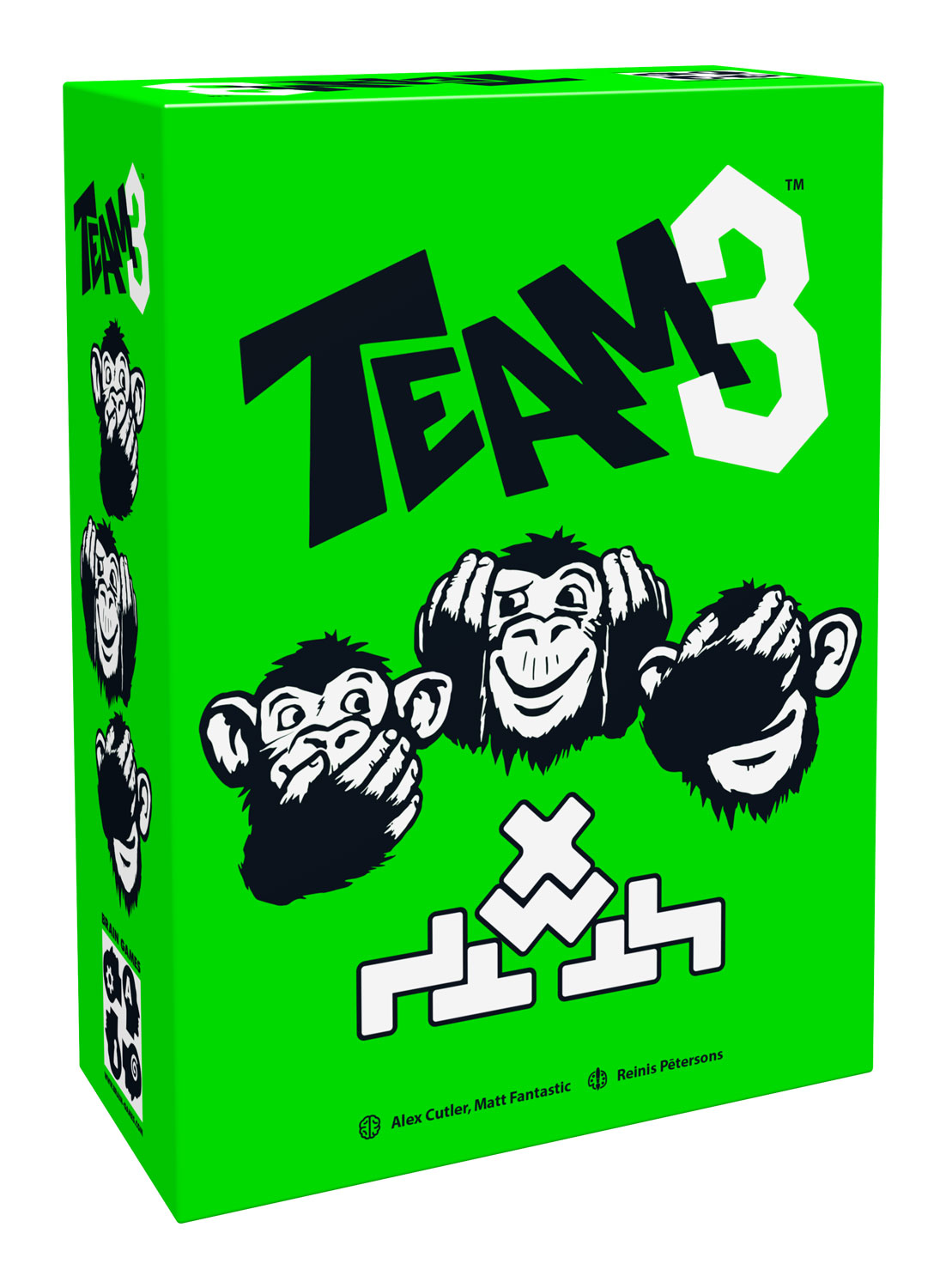 TEAM3 Green front of box