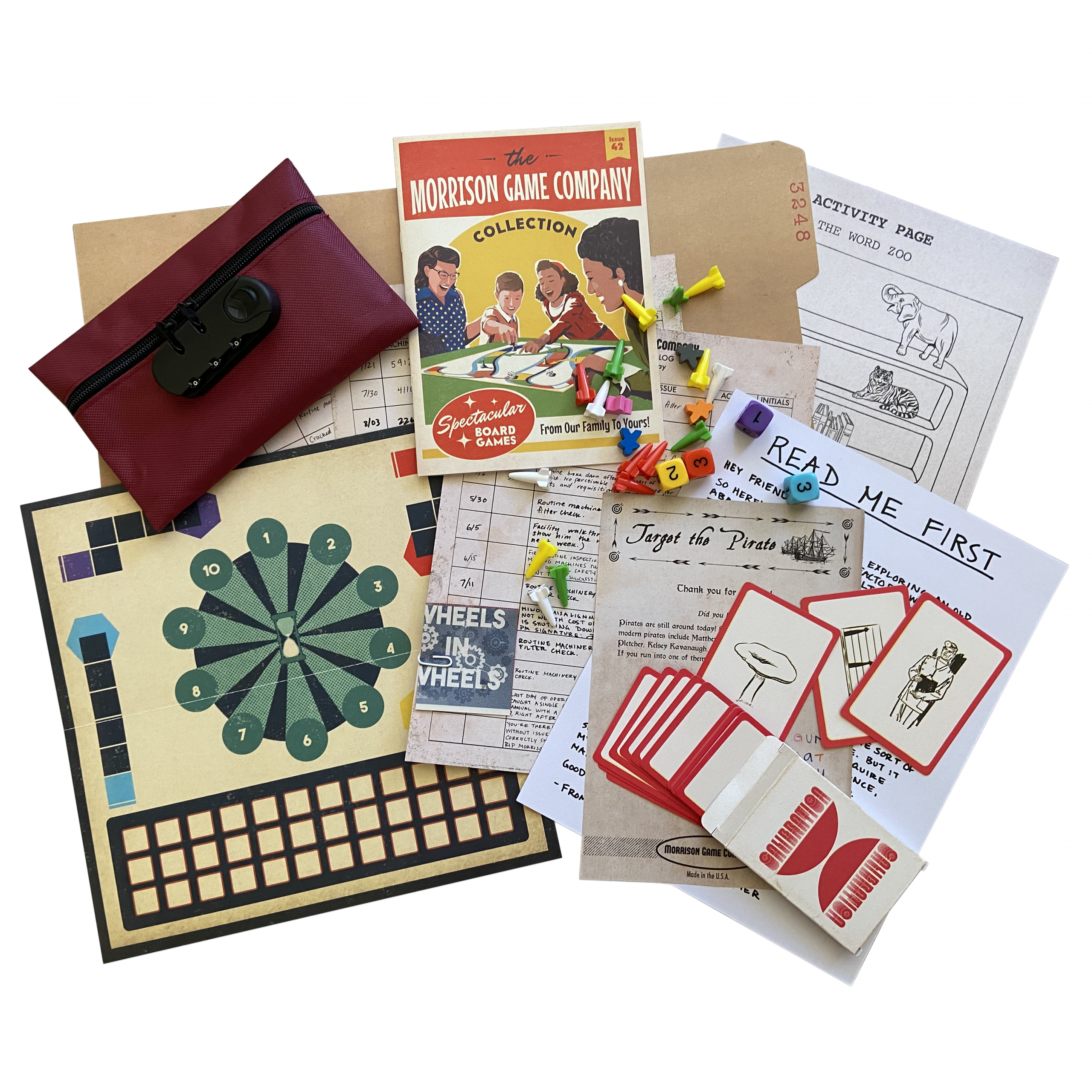 The Morrison Game Factory components