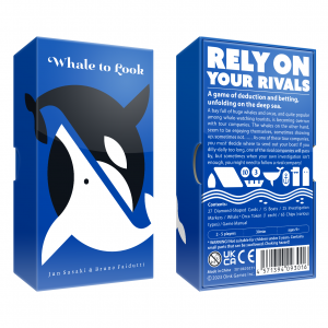 Whale to Look front and back of box