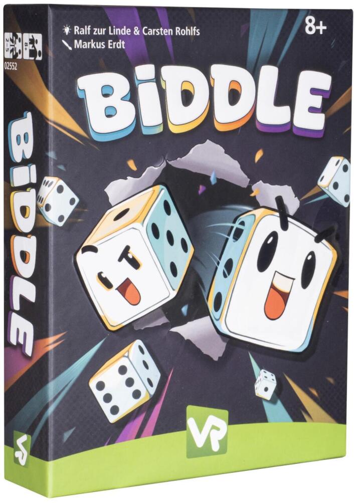 Biddle front of box