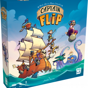Captain Flip front of box
