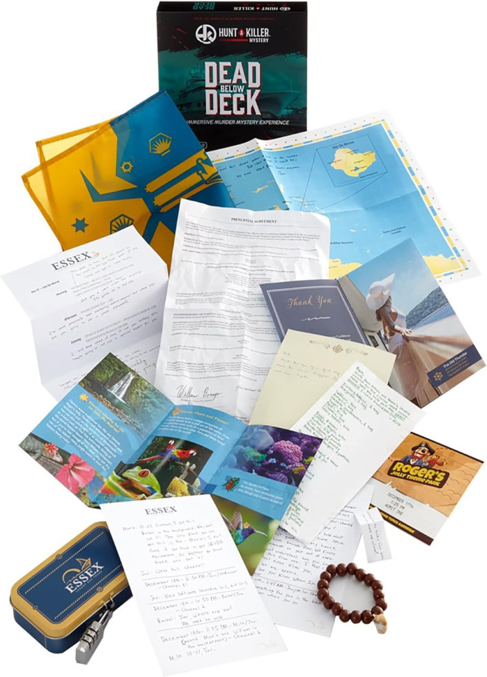 Hunt A Killer: Dead Below Deck components