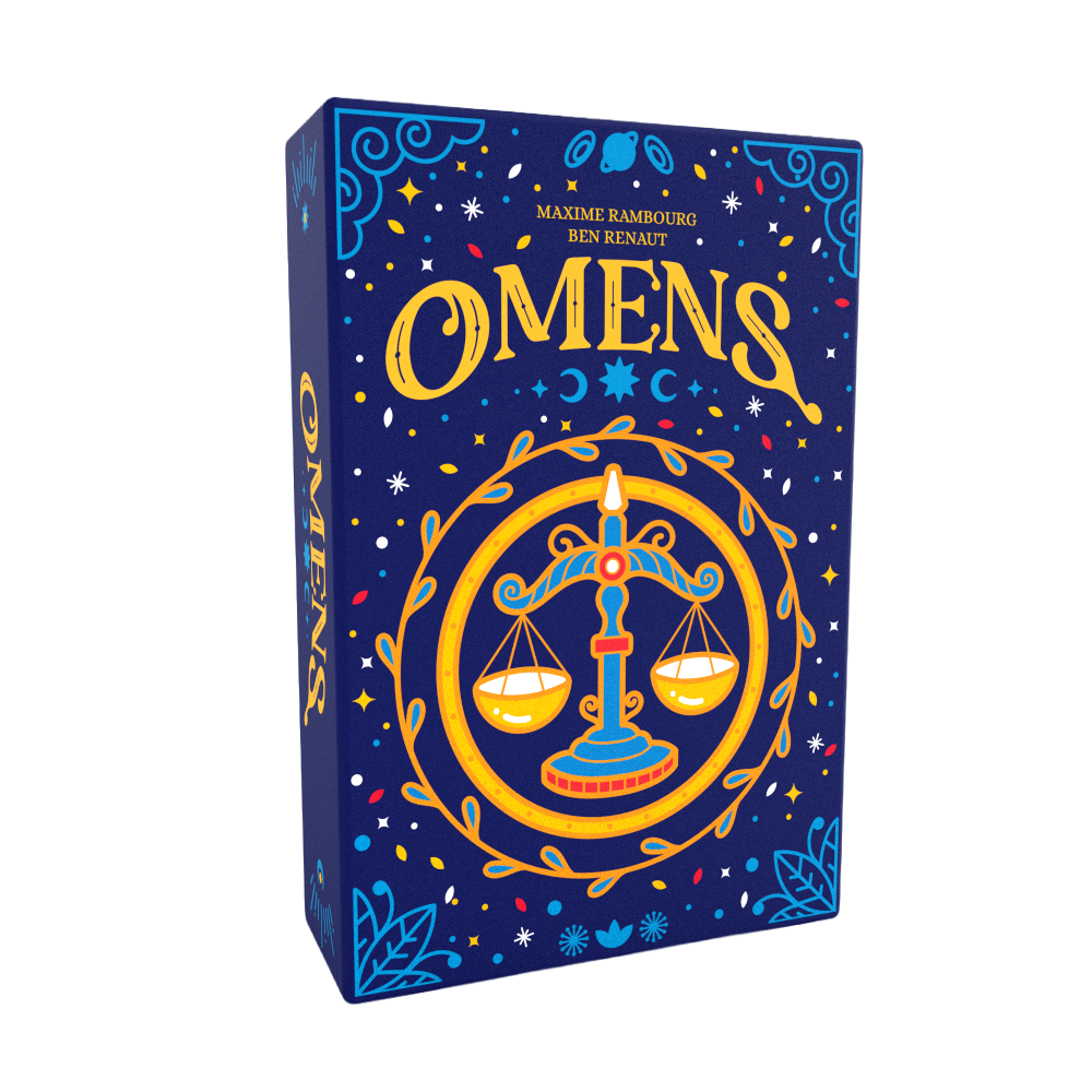 Omens front of box