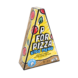 P for Pizza:Kids Menu from of box