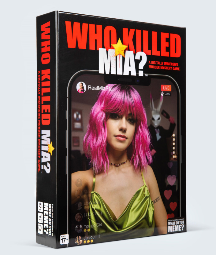 Who Killed Mia? front of box